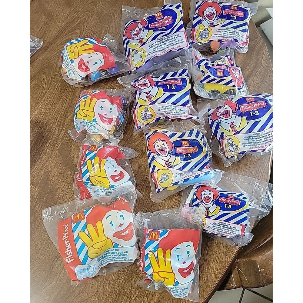 Vtg Toddler McDonalds Toy Fisher Price train little people etc.. 1990's 2003 Lot